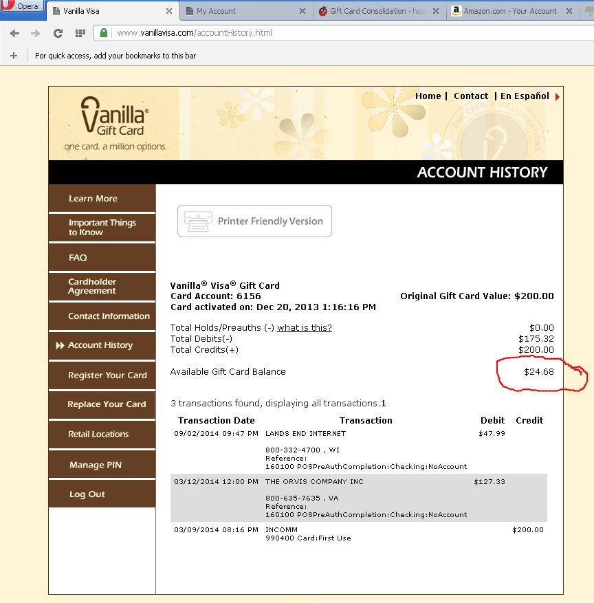 Vanilla Gift Card Check Balance   Vanilla Gift Card Check Balance 1 